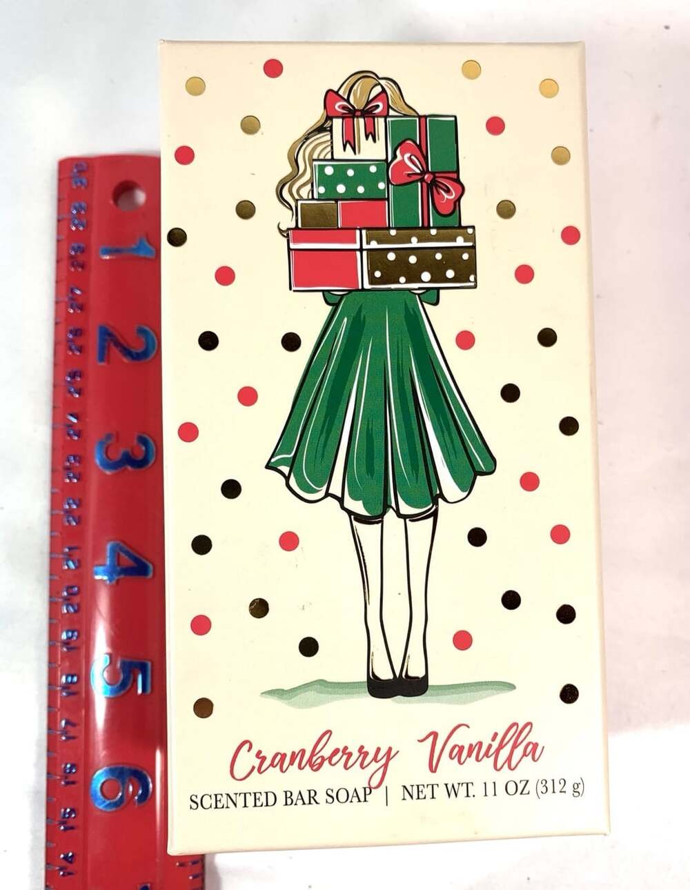 Cranberry Vanilla Scented Bar Soap